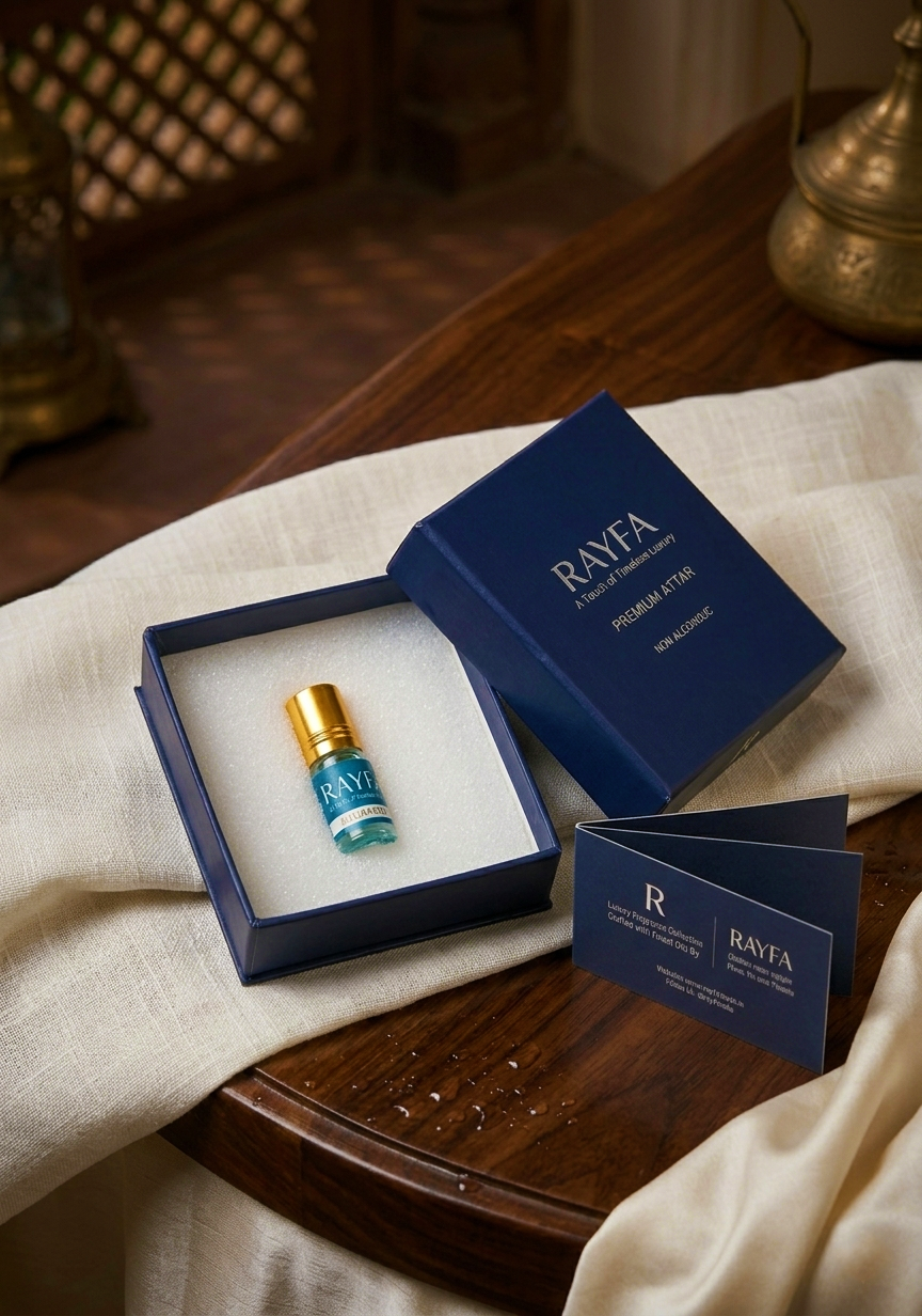 Rayfa Aquamist Attar Perfume Oil Fresh Floral Long Lasting Alcohol Free Summer Fragrance for Men Women - Rayfa