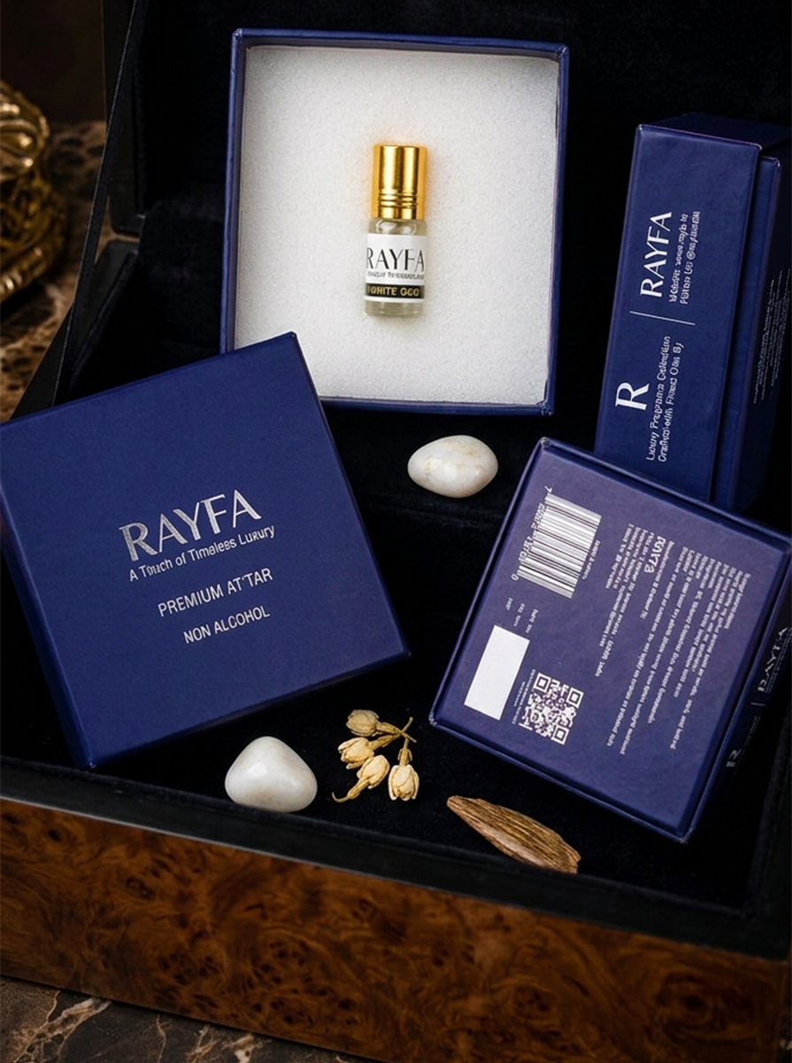 Rayfa White Oudh Attar Perfume Oil Soft Oud Long Lasting Alcohol Free Luxury Fragrance for Men Women
