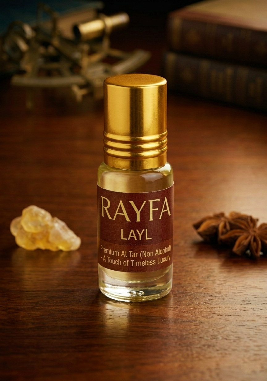 Rayfa Layal Attar Perfume Oil Fruity Honey Oudh Long Lasting Alcohol Free Luxury Fragrance for Men Women